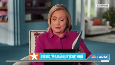 HOLY CRINGE: Hillary Can't Hold Back Tears as She Reads Her "Victory Speech" from 2016