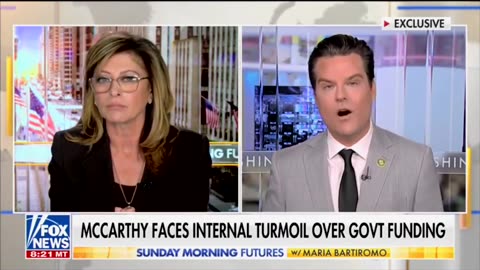 Maria Bartiromo Smirks and gives her offscreen producer "the look" at end of interview
