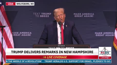 Trump: "When I’m in the White House, the entire world will know that America is strong, America is safe, and that we are going to take care of our people"