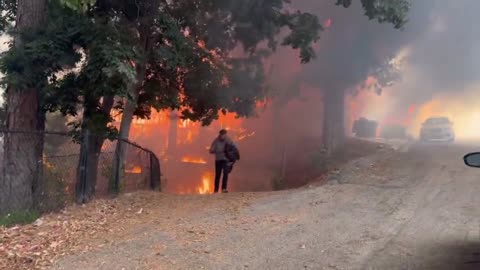 Fire San Bernardino, California