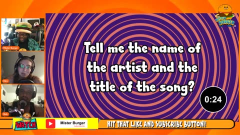 Mr.Burger's Pop Quiz Friday @ Midnight! Episode 8