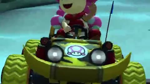 Mario Kart Tour - Yellow Offroader Gameplay (Exploration Tour 2024 Spotlight Shop Reward Kart)