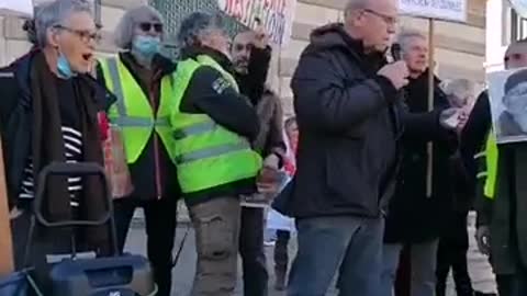 Montpellier en Manif 1 avec Julie sur le Terrain 22/01