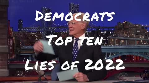 Top ten lies of 2022