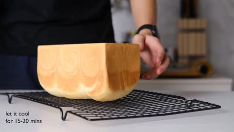 "Making Soft Japanese Milk Bread at Home (Shokupan) | ASMR"