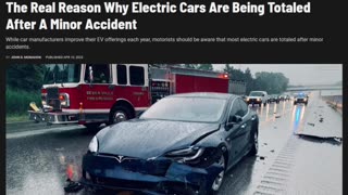 Why a minor crash can total an EV