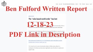 Fulford Written Report