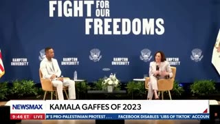 Top Kamala Harris gaffes of 2023 | NEWSMAX New Year's Eve