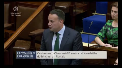 Dáil Live: Richard Boyd Barrett TD Questions Leo Varadkar on Irish Government Response on Palestine