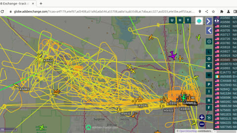 Bird Mafia Utah Invasion N822PA N281TW N821PA N925PA Plane banging Arizona Jan5th 2024