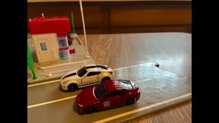 GO CAT GO!! ( Tomica Cars Stop Motion )