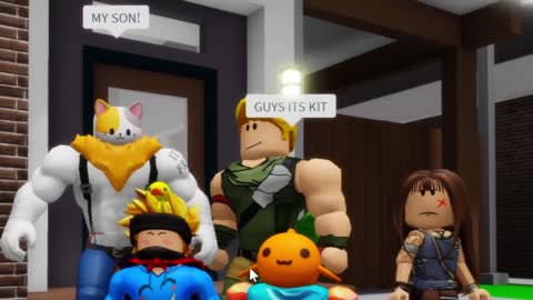 ADOPTED by The FORTNITE Family in Roblox BROOKHAVEN RP!! (1080p)