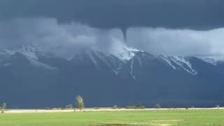 WATCH: Tornado forms on top Montana’s NW Mission Mountains!