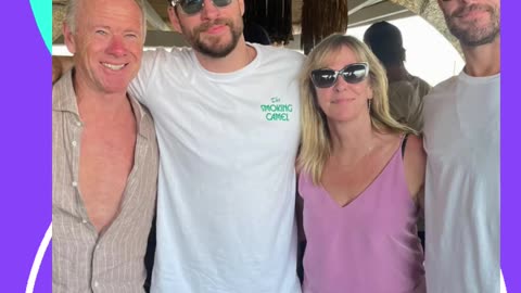 Chris Hemsworth posts a very rare click with Liam and the parents.