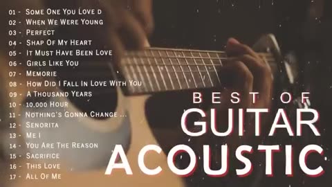 Relaxing Acoustic Cover Songs to Help You Sleep Better