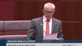 Senator Malcolm Roberts just stood up in Australian Parliament and exposed