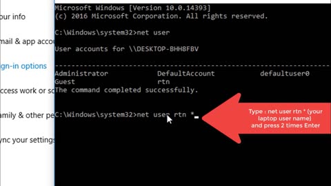 How to reset password windows 10 If you forget it - Easy CMD method