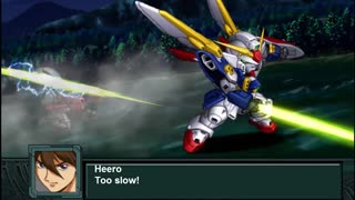 Super Robot Wars Z2: Saisei Hen - Wing Gundam All Attacks (English Subs)