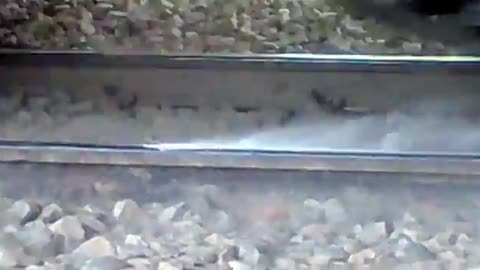 Jaw-Dropping Train Crash Destroys Stone | 22-03-2014