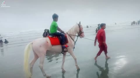 Seaside Horse riding 🐴🐎