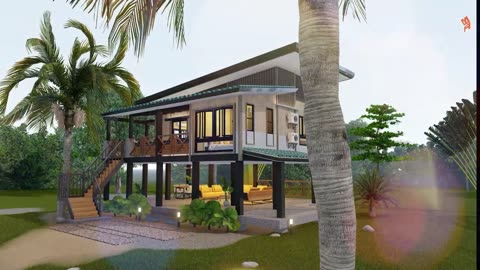 A Dreamy Elevated "Bukid" House - 3 bedroom w/ Deck Below