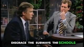 DONALD TRUMP X DAVID LETTERMAN 1987 *MUST WATCH*