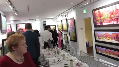 Fall Rhapsody VIP Dinner and Exhibit Gordon Harrison Canadian Landscape Gallery 2018 - Part 1