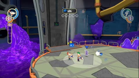 Phineas and Ferb: Across the 2nd Dimension - Gelatin Sewers