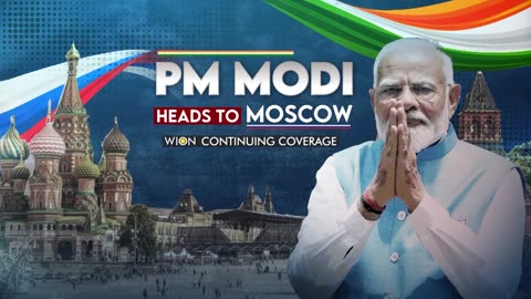 PM Modi heads to Moscow | WION's Continuing Coverage | Promo