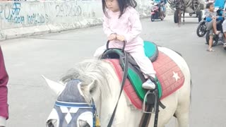 Riding A Horse