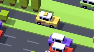 crossy road gameplay