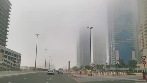 Dubai Foggy Morning