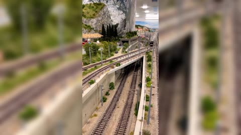 Trains Miniature with beautifull layout