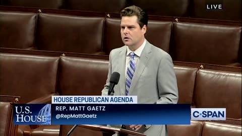 GAETZ GOES OFF! 'I Rise Today to Serve Notice. Mr. Speaker, You Are Out of Compliance' [WATCH]