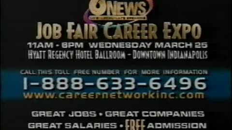 March 15, 1998 - Promo for Indy Career Expo/Job Fair