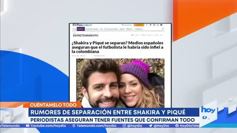 Shakira y Piqué estarían enfrentando una crisis de pareja