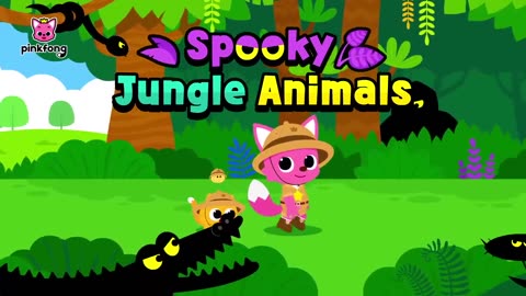 Spooky Jungle Animals | Animal Songs | Kids Song