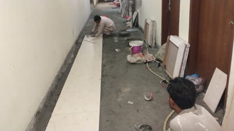 Tile work in Pakistan Engineering Congress