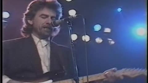 WHILE MY GUITAR GENTLY WEEPS music video with George Harrison & Friends: Prince's Trust Concert 1987