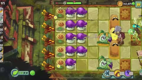 Plants vs Zombies 2 Lost City - Day 17