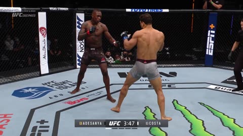 Israel Adesanya vs Paulo Costa FREE FIGHT UFC 293