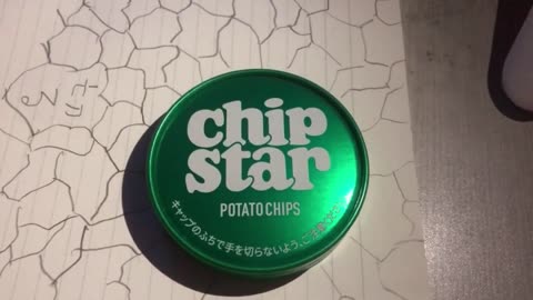 I dropped a Chipstar lid onto a notepad.