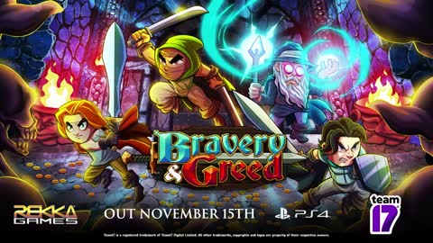 Bravery and Greed - Gameplay Trailer PS4 Games