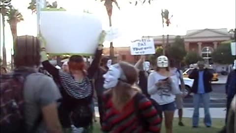 November 5, 2013 Tucson's Million Mask March part 1