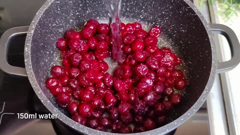 Easy Cherry Dessert in a Glass - Ready in 5 Minutes