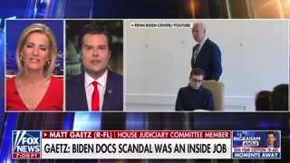 Gaetz: Biden Docs Scandal was an Inside Job