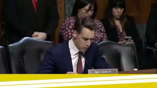 Hawley Gets a STANDING Ovation in congress for doing this