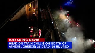 Major Tragedy! Trains Collide In Greece Killing At Least 38, Injuring More Than 80