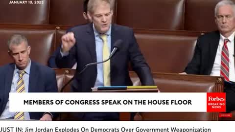 Jim Jordan Explodes On Democrats Over Government Weaponization Committee