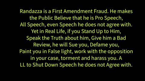 Marc Randazza, Randazza Legal Group Hypocrisy. First Amendment Violations.